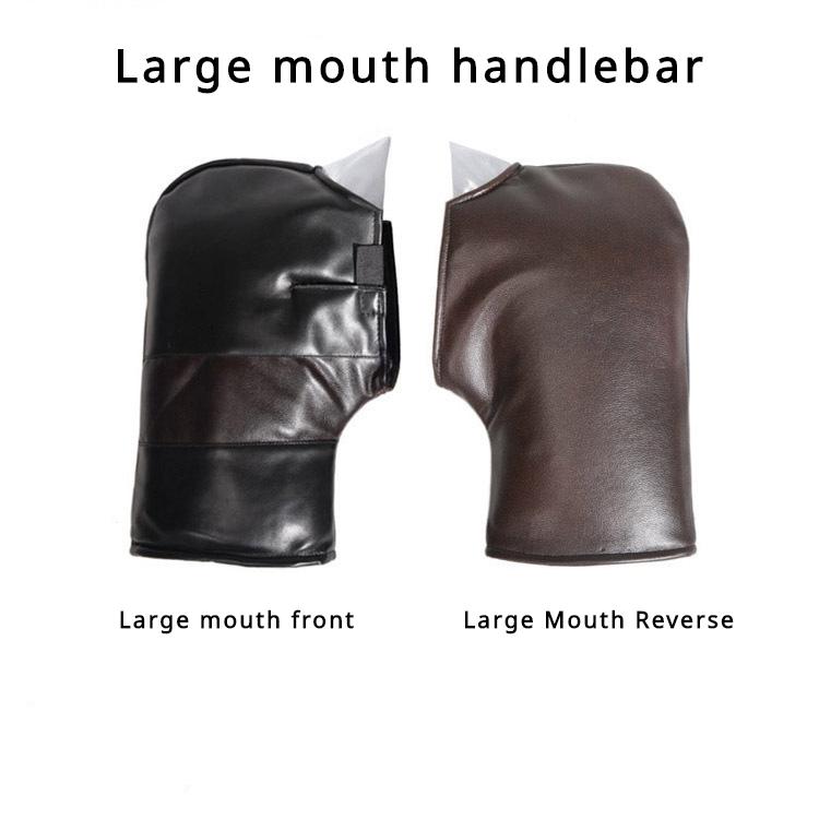 Motorbike Handlebar Cover Hand Warm Padded and Thickened Electric Car Riding Windproof Cold Gloves for Winter