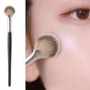 1Pc  Loose Powder Brush Makeup Brush Black Handle Face Powder Brush Beauty Makeup Tools