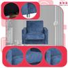 Alicja Reclining Armchair for Sleeping with a Container Family Meble Jeans Blue