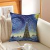 Van Gogh Starry Sky Art Personalized picture text home decorative pillows Household Gifts 45x45cm