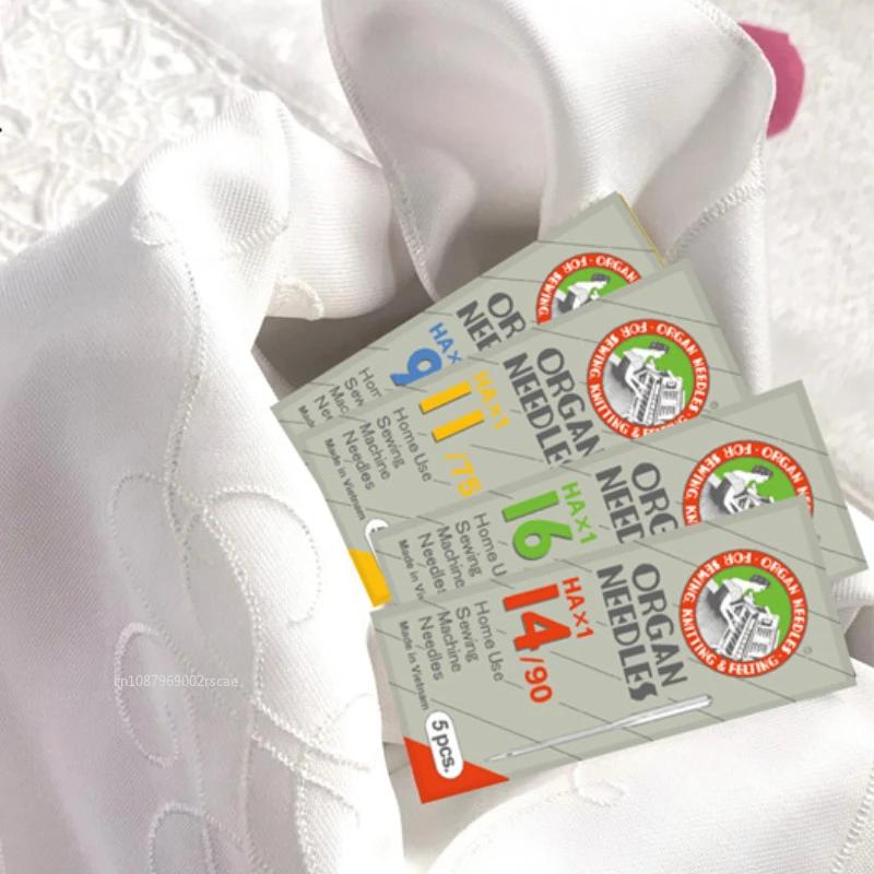 Size 8,9,10,11,12,14, 16 Organ Flat Shank 15x1 HAx1 130/705 All Size Home Sewing Machine Needles Assorted Replacement 5pcs/pack