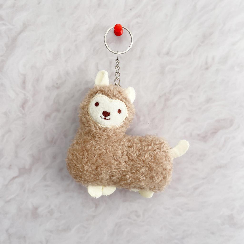 Plush Alpaca Toy With Short Pile Fabric For Kids And Collectors