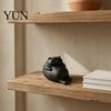 Decorative Props for Photography 3D Printed Fat Cat Figurine, Cute Lazy Statue, Healing Statue Minimalist Tabletop Ornament Office Desk And