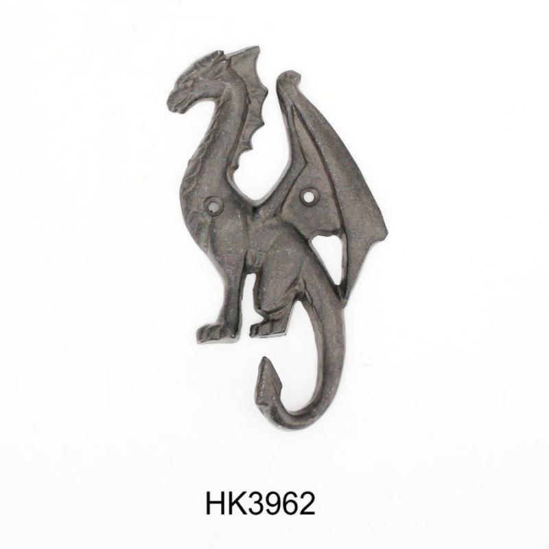 Sleek Metal Dragon Hook Set Minimalist Hanging Rack for Home Office Decor