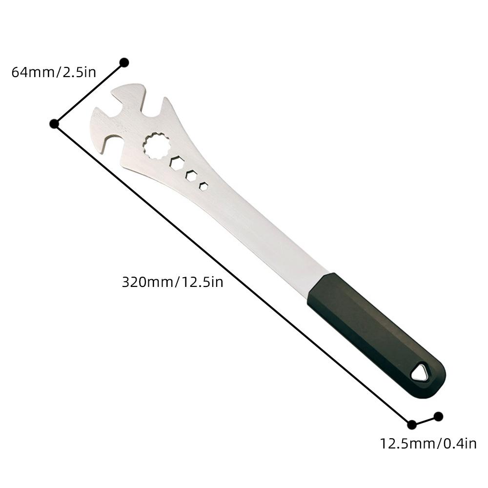 Long Handle Bike Pedal Removal Wrench Multi-functional Mountain Bike Pedal Removal Spanner