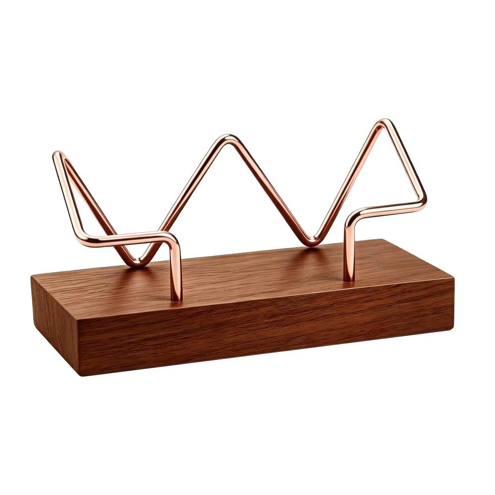 Multiple Styles Name Card Stand Wooden Desktop Card Holder Desk Card Display Rack  Hotel