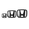 3Pcs Car Front Grille Emblem Rear Trunk Steering Wheel Cover Stickers for HONDA Accord Civic Inspire 10th City Crider CR-V Envix