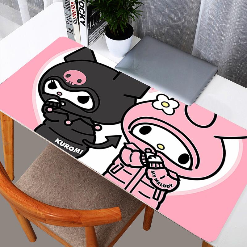 My Melody Kuromi Mouse Pad xxl Gaming Accessories Gabinete Gamer PC Computer Desk Mat Large XXL Keyboard Tablet Mousepad