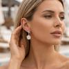 Bohemian Beach Style Earrings Tassel Starfish Pendant Earrings Shell Dangle Earrings  Women