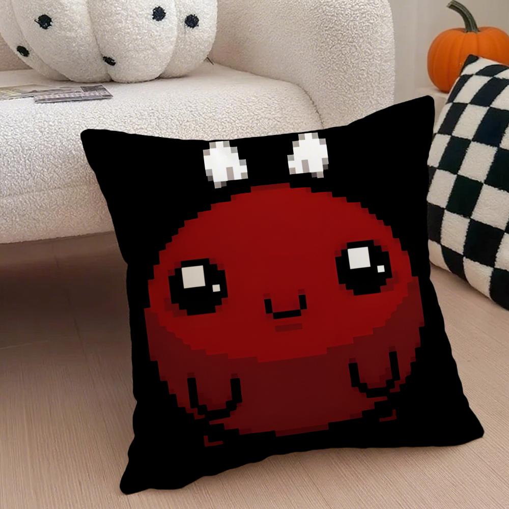 Casual GameThe Binding of IsaacS Anime Cushion Cover Linen Pillow Case Soft Breathable Protective Couch Room Decoration