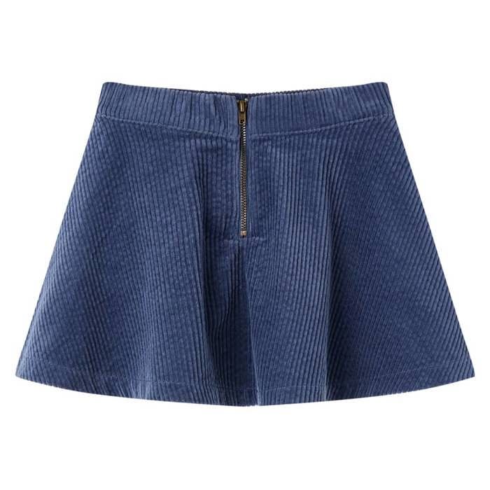 Corduroy Skirt with Pockets for Children Navy Blue 92/104/116/128/140