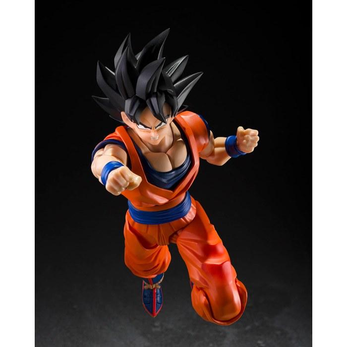 TAMASHII NATIONS S.H.Figuarts Dragon Ball Z Son Goku <Kindhearted Saiyan> 145mm PVC & ABS Action Figure, Multicolor