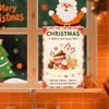Vintage Santa Claus Metal Sign Farmhouse Wall Art Christmas Decor
