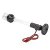12in LED Fold Down 360 Degree All Round Anchor Navigation Light Stern Pole Lamp with Aluminum Alloy Base for Fishing