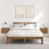 Vidaxl Nightstands, 2 Pcs, Smoked Oak, 40X30X30 Cm