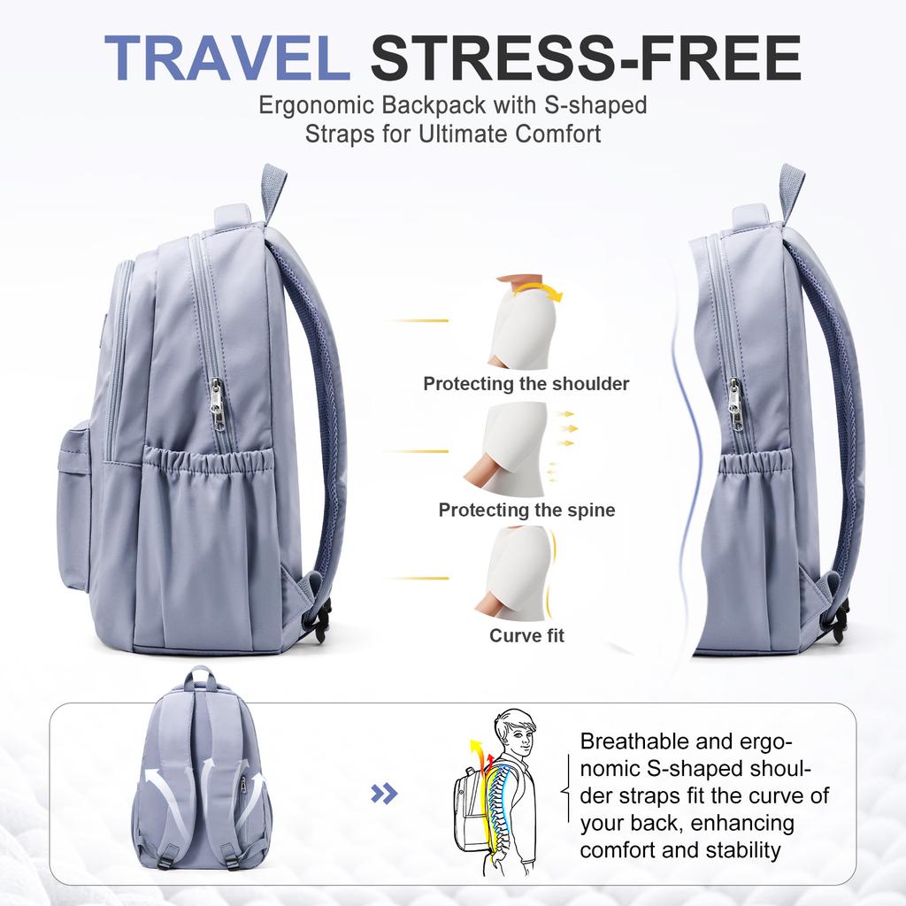 15,6palcový batoh na notebook pro ženy muže volnočasový dojíždějící batoh, studentský klasický školní batoh pro chlapce dívky dětský batoh