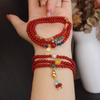 Natural Agate Bracelet Three-Circle Bracelet. Fashion Women Daily Jewelry Lucky Gift