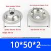 304 Stainless Steel Bowl Gasket with Washer for Adjustable Foot Cup and Recessed Hole Screw