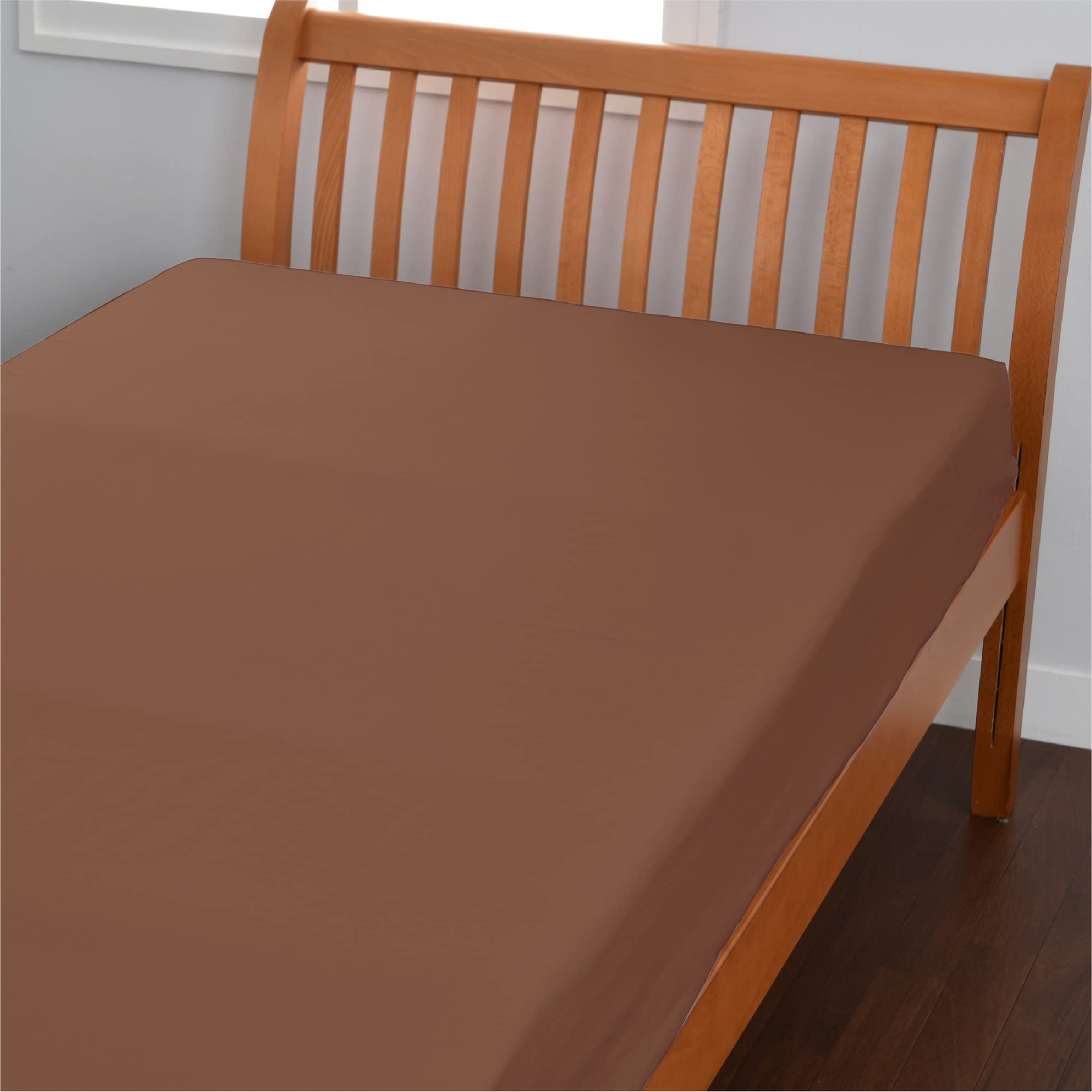 

Nishikawa Flat PK03401005 [Nishikawa] Sheet, Single, Washable, Skin-Friendly 100% Cotton, Broadcloth, Plain, Beaute, BE3601, Brown,