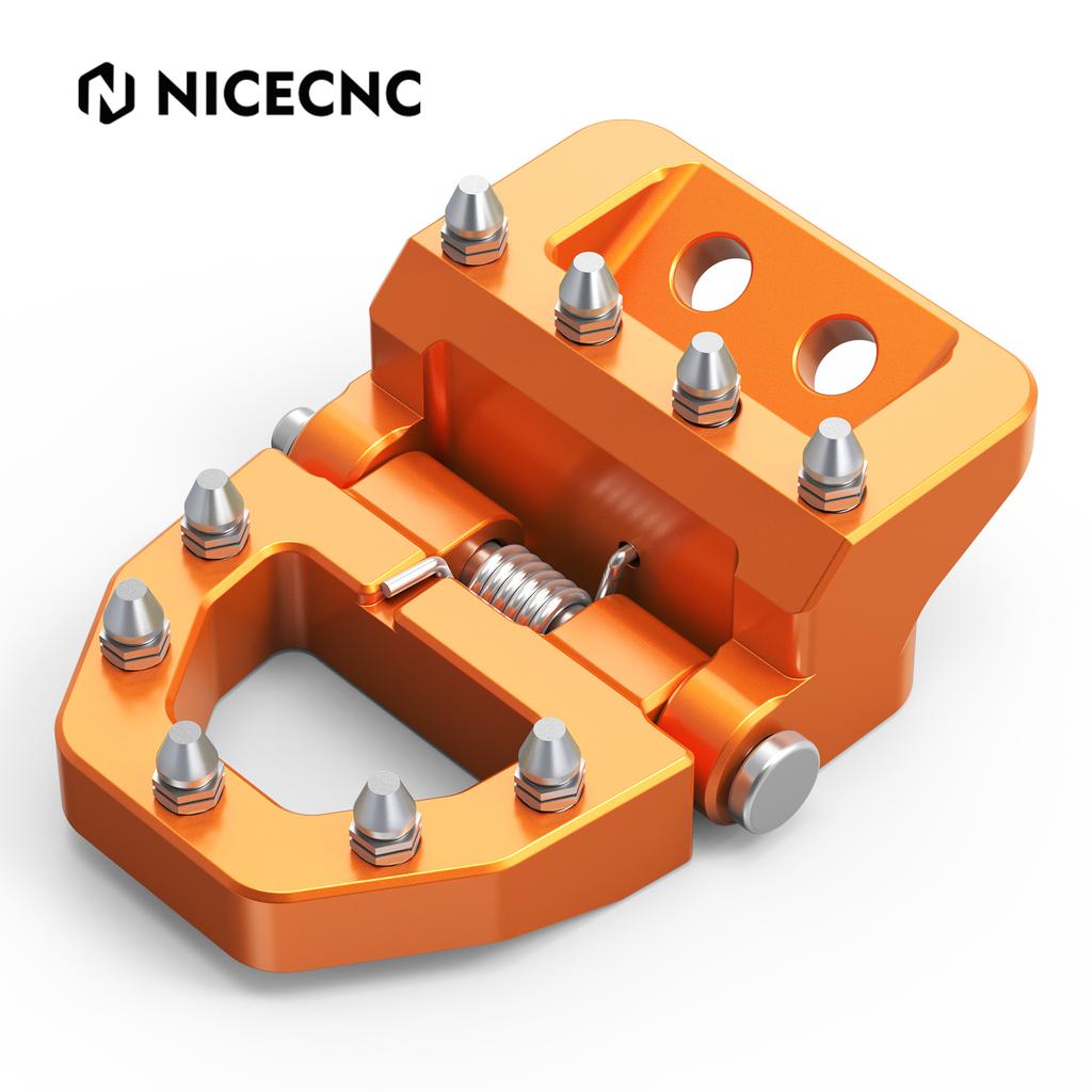 NICECNC For KTM EXC 300 2017-2024 Folding Stepped Brake Pedal Step Plate For KTM EXCF 350 SX 125 SXF 450 XC XCF XCW TPi SIX DAYS