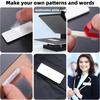 16 Stück/32 Stück Sublimations-Namensschild DIY Leeres ID-Namensschild mit abgerundetem Stift Personalisierter Arbeitsausweis für Damen