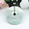 Antique Jadeite Snap Fastener Pendant Buckle Jade Jewelry