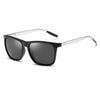 Modische Sonnenbrille Herren Damen Aluminium Magnesium Fahrer Quadratisch Korrekturbrille 0 -0,5 -1,0 -2,0 Bis -5,0