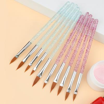 5 Nail Pen Set, Onion Powder Rod Crystal Pen, Nail Brush, Painted Pen, Nail Pen Green, Nail Arrangement Pen Set