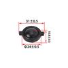 24mm Dome Tweeter: Mini 16-Core, 5-6 Ohm Subwoofer Speaker Crossover