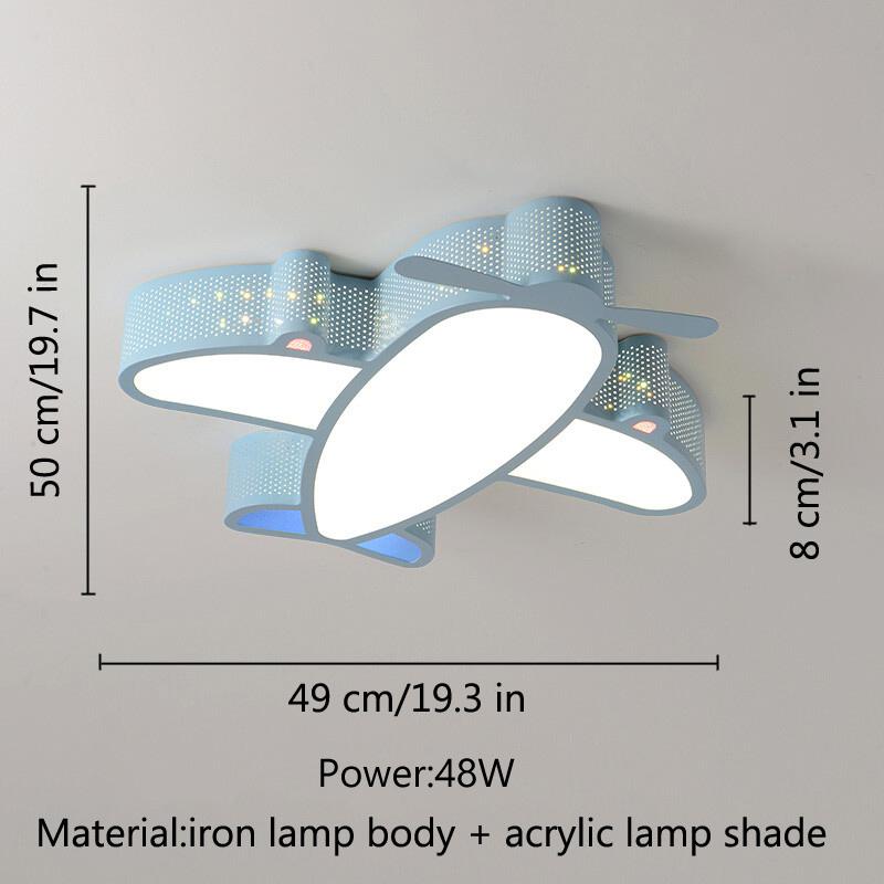 Modern LED Ceiling Lamps Airplane For Children's Bedroom Living Room Indoor Home Decoration Lustre Lighting Kid's Pendant Light