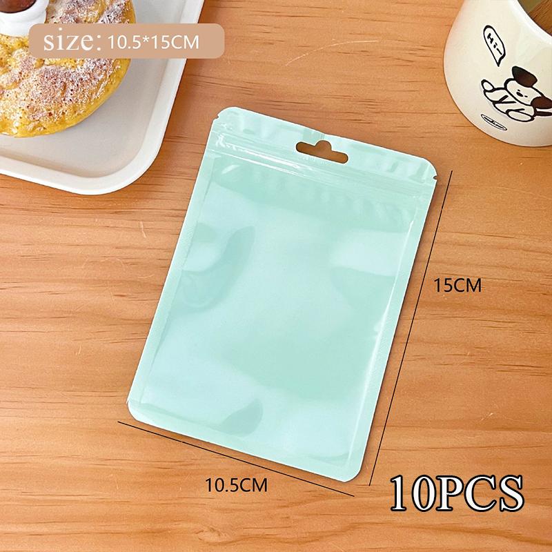 INS InsPhotocard Holder 10pcs/pack Candy Color Postcards Sleeve Plastic Storage Bag Transparent Protective Case Stationery