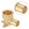 Kupfer Crimpfittings Tropfenohr Winkel 1/2 Zoll 3/4 Zoll Innengewinde Adapter Crimpfitting für Rohrleitung Sanitär