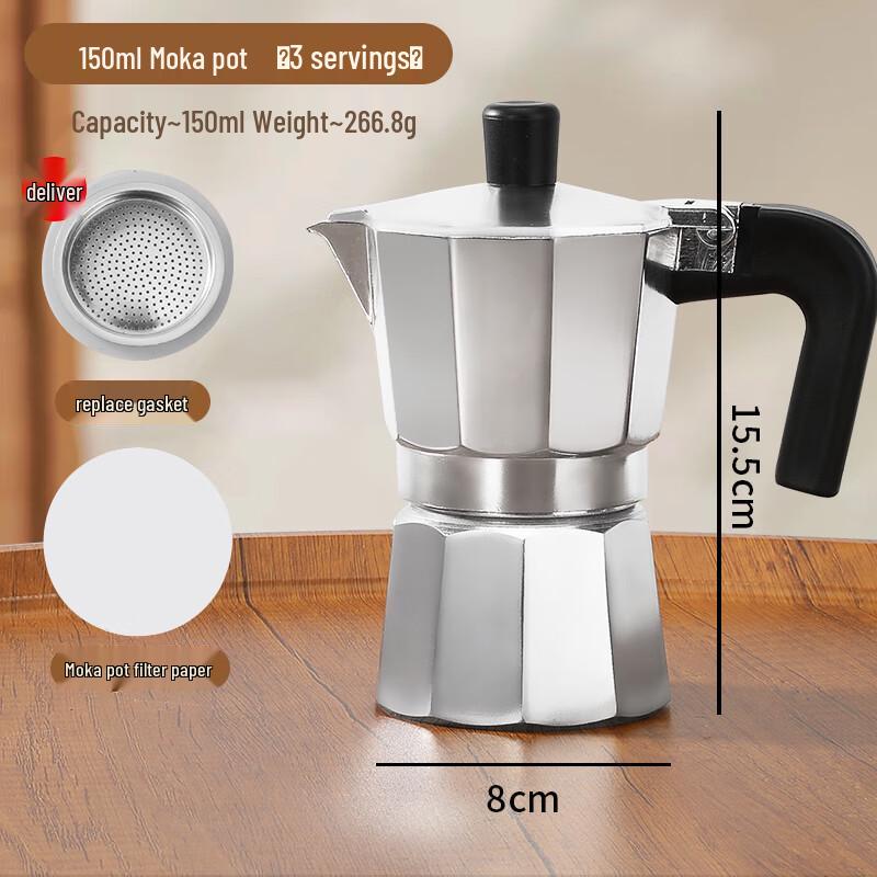 

Zhao Ran 3-Cup Ceramic Moka Pot