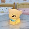 Puppy Night Light Scarf Figure - Cute Cartoon Desktop Ornament & Birthday Gift