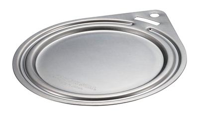 CAPTAIN STAG Shera Cup Lid Shera Cup Lid for 320ml630ml Stainless Steel Made In Japan Tsubame Sanjo UH-3036 Silver
