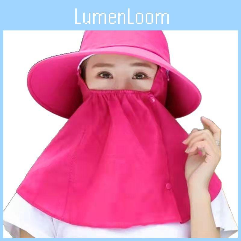 Women's Uv Protection Garden Hat With Wide Brim In Deep Red Fabric For Summer Activities