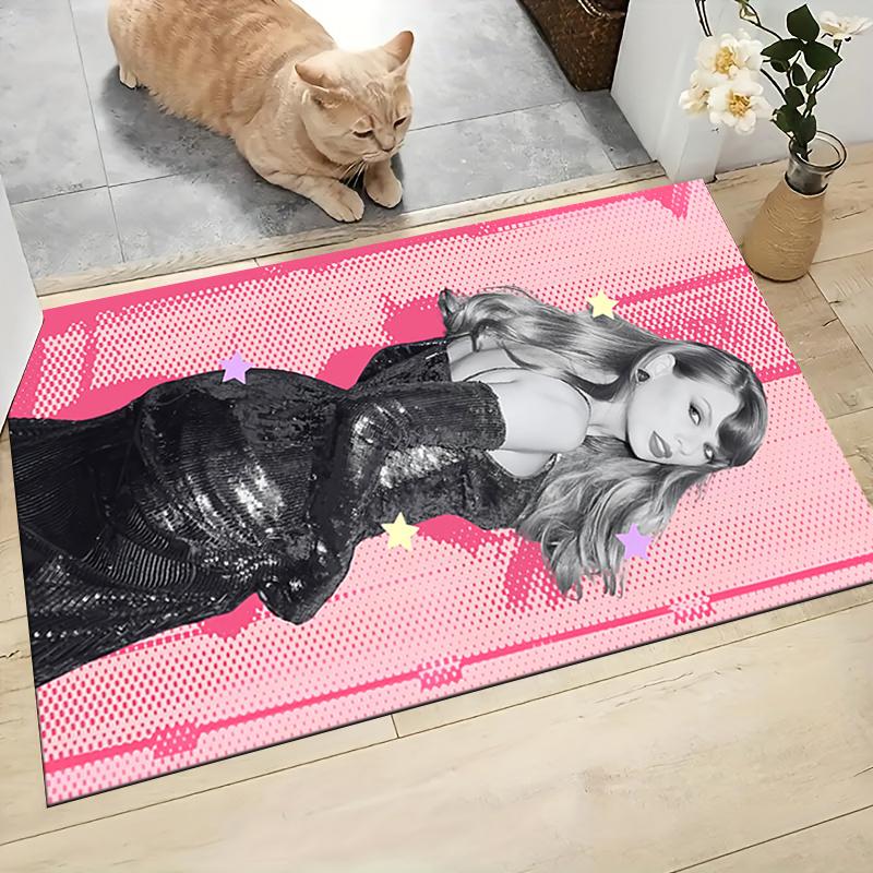 Taylor Swift Performance Carpet Rug Soft Washable Antislip Home Living Room Sofa Mats Personalized Christmas Rug