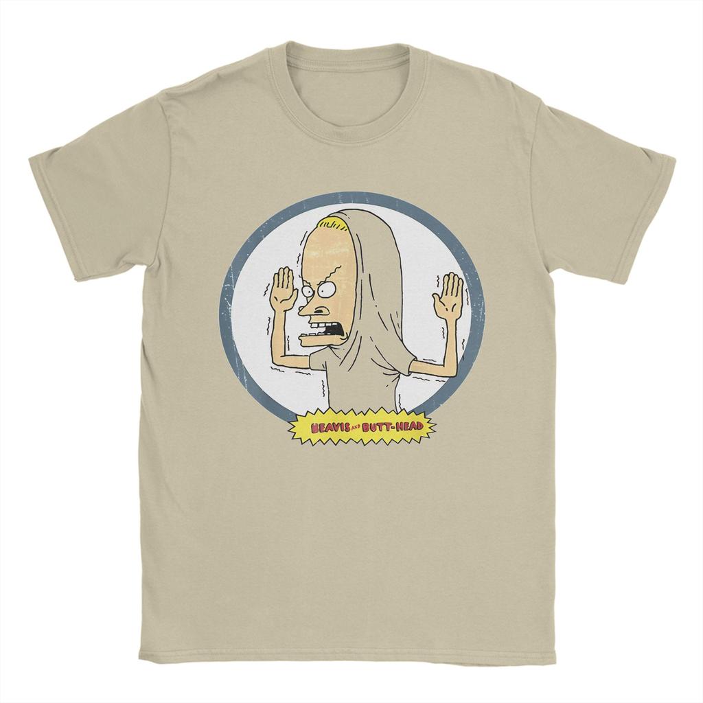 Leisure Beavis and Butthead Cornholio Circle  TShirt For Men Women Round Neck Short Sleeve Clothes  Cotton Summer Tops
