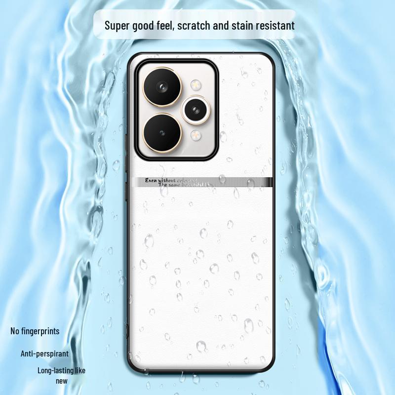 Realme 15 Pro H Liquid Leather Phone Case - Durable, Minimalist, High-End Business Design