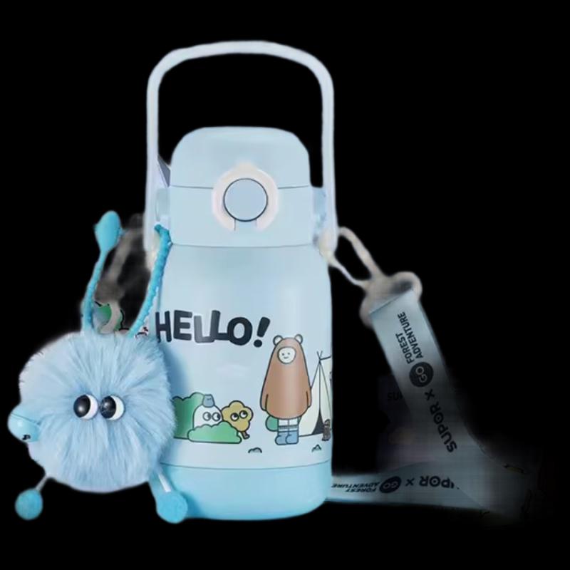 SUPOR Midsummer Adventure Kids 316 Stainless Steel Insulated Straw Bottle