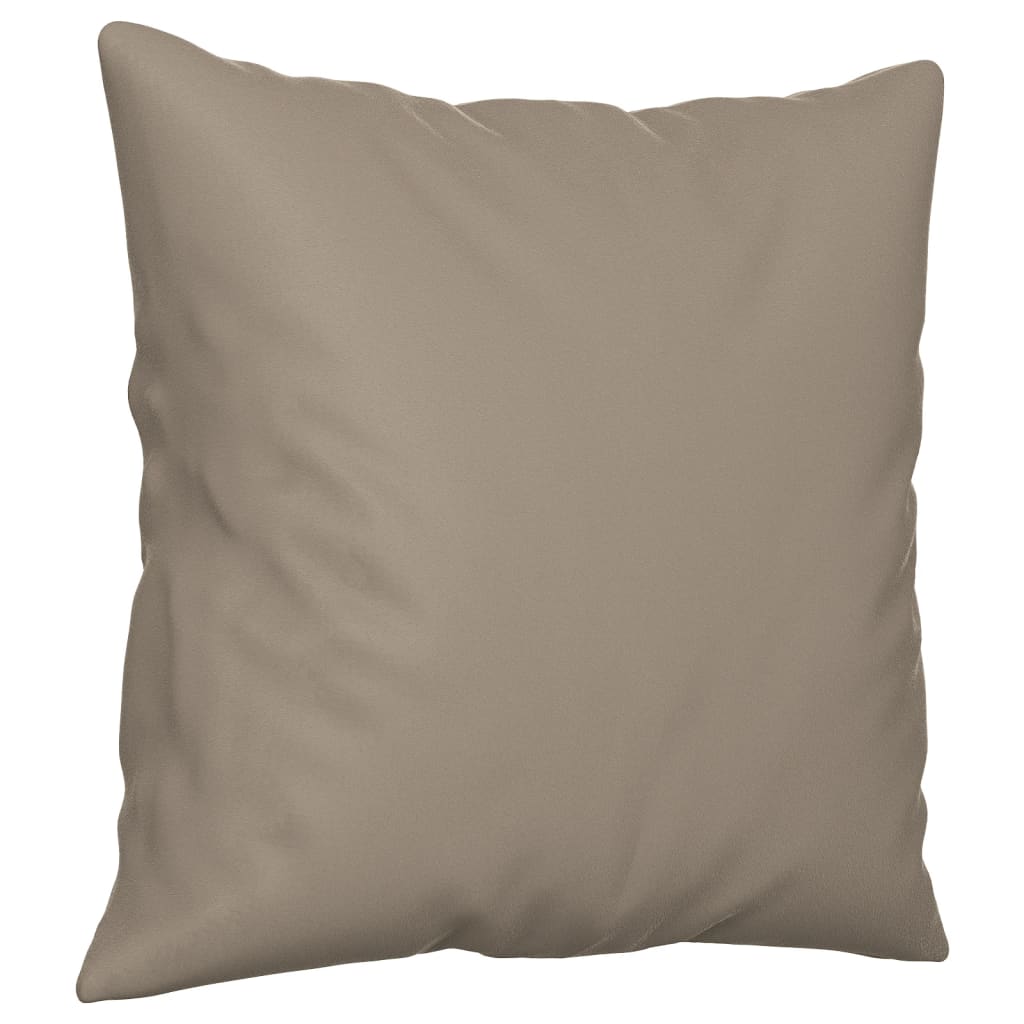 Vidaxl 2-Osobowa Sofa Z Poduszkami, Kolor Taupe, 120 Cm, Mikrofibra