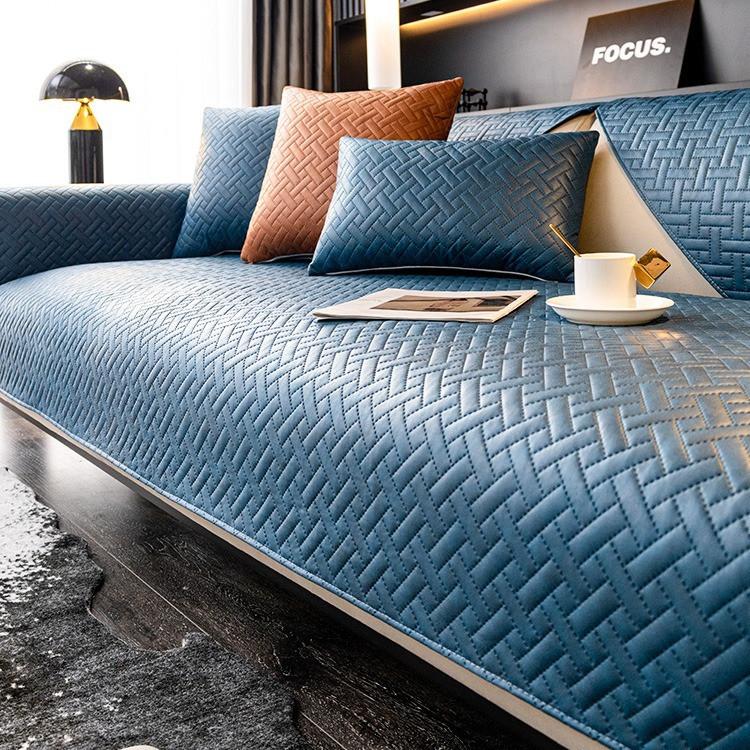 Neue Technologie Stoff Stoff Leder Sofa Matte Licht Luxus Wasserdichte Couch Kissen Moderne Alle-saison Universal Schutzhülle