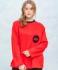 Peulleipi [M] [S/S/F] Lip Mark Sweatshirt Sw08-Red
