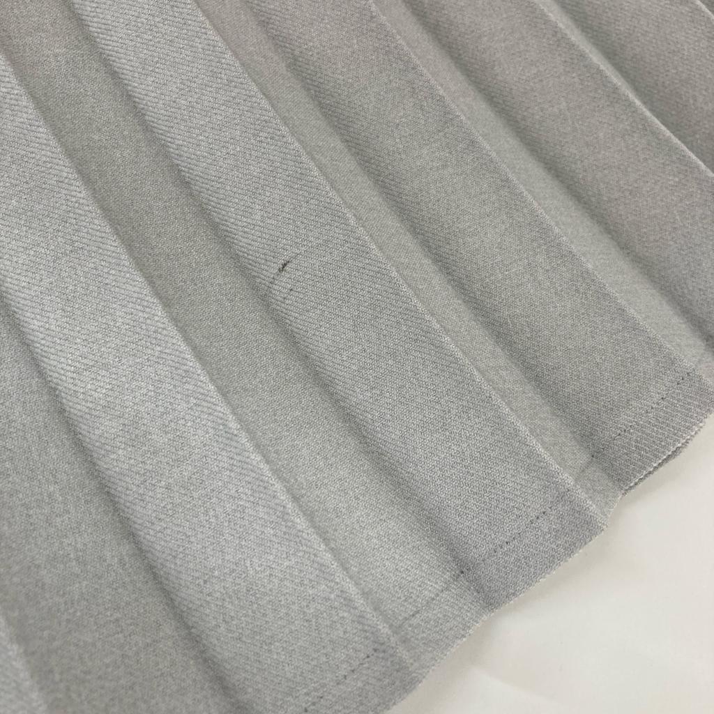 SEVEN TEN by MIHO KAWAHITO [Good Condition] 4A305 Pleated Long skirt S grayUsed