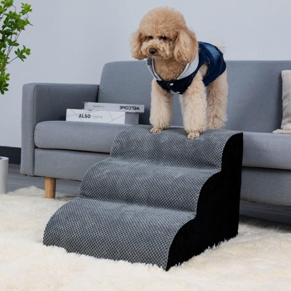 Scări pentru animale de companie în 3 trepte, rampă detașabilă pentru câini, scări portabile pentru câini, accesorii pentru animale de companie