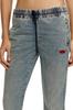 Diesel Women's D-EBBEY JOGG Denim Jog Jeans, 23 inches, Indigo Blue, A12768068JW