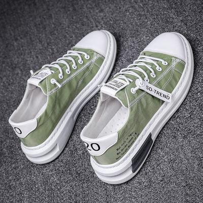 Korean Men's Shoes Breathable Canvas Shoes Sneakers Quick Drying Flat Shoes One Foot Pedal Lazy Driving Board Shoes Sports Shoes Leisure