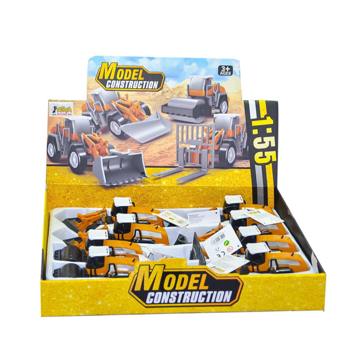 

22768-222-3 Строительная машина с дисплеем - Asya Toy