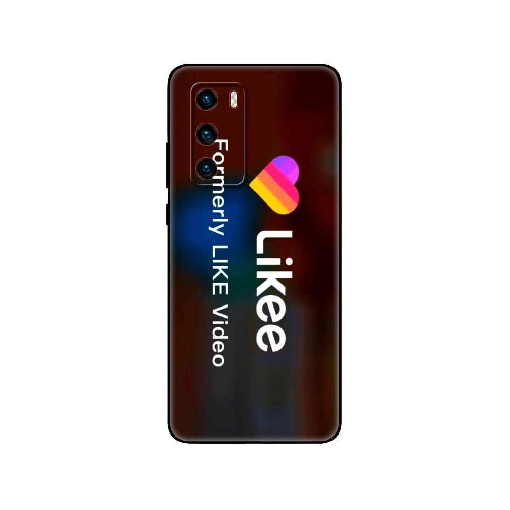 Black tpu Case For Huawei P30 Lite P30 Pro P40 Case For Huawei P40 LITE E P Smart Case Cover fashion Likee cat bear love heart