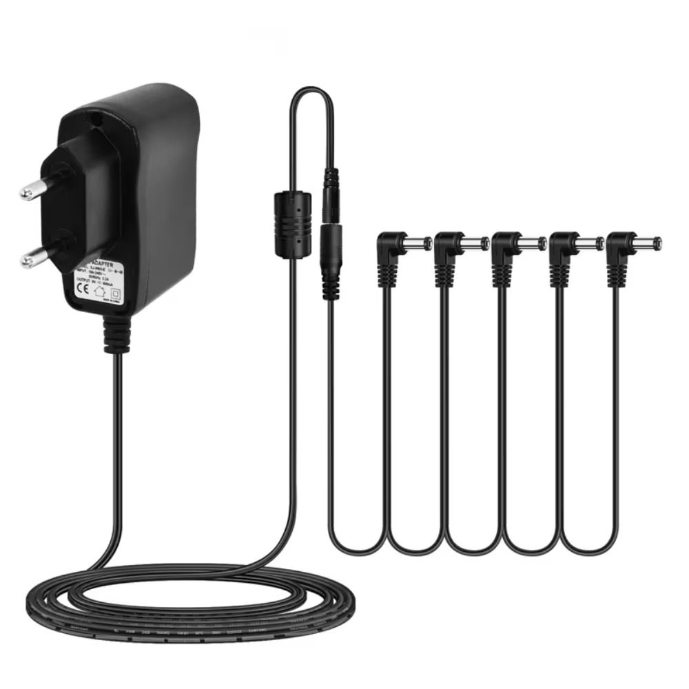 

AC DC Guitar Pedal Power Supply 9V 500mA Bass Power Adapter Wire Electric Guitar US Plug